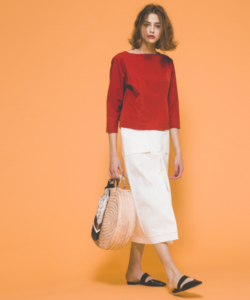 Abahouse Devinette（ドゥヴィネット）の「センタータックスカート（スカート・レディース・ブラック/ホワイト・36/38）」の22枚目の写真