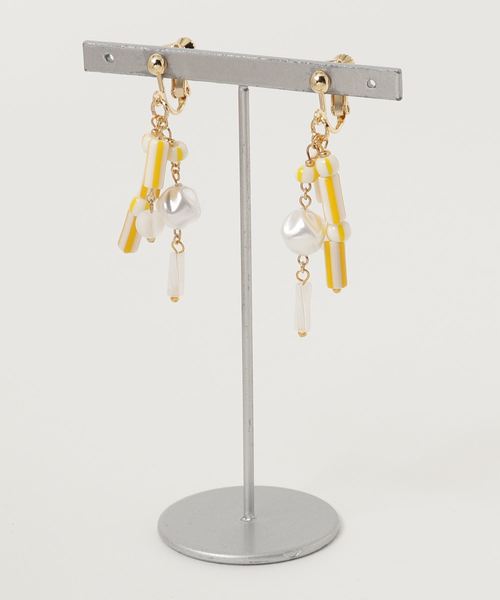 TONE SELECT GOODS(トーンセレクトグッズ)の「【tschuss(チュース)】Polly (ポリー) イヤリング(イヤリング・レディース・ブラック/イエロー/レッド/オレンジ/ブルー/グリーン・FREE)」の5枚目の写真