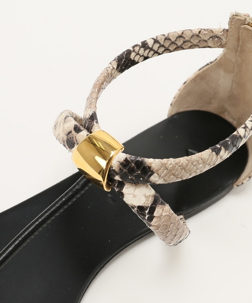 VICINI ストラップサンダル　パイソン VICINI（ヴィッチーニ）の「・VICINI PYTHON STRAP SANDAL