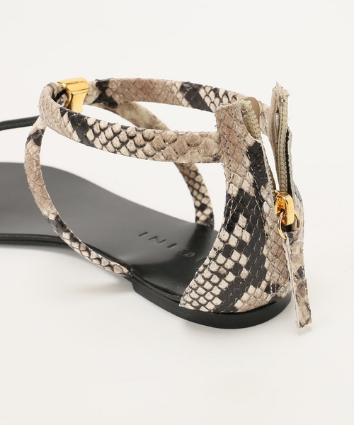 VICINI ストラップサンダル　パイソン VICINI（ヴィッチーニ）の「・VICINI PYTHON STRAP SANDAL
