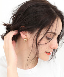 Adam et Rope' Le Magasin | プチウィーブイヤリング(イヤリング)