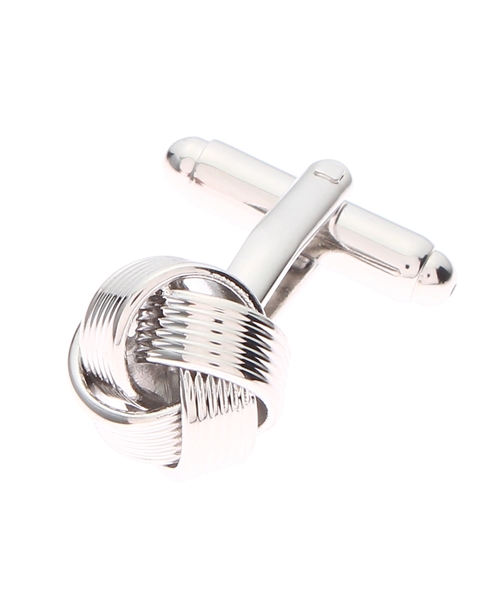 TAKEO KIKUCHI（タケオキクチ）の「ツイストデザインカフス[ メンズ カフス 結婚式 ]（カフリンクス・メンズ・アイボリー/グレー・00）」の5枚目の写真