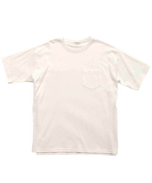 MinoriTY（マイノリティ）の「ポンチ素材サイドジップビックシルエットＴシャツ カットソー ルーズ（Tシャツ/カットソー・メンズ・グレー/ネイビー/ラベンダー/ピンク/オフホワイト/ブラック・M/L）」の15枚目の写真