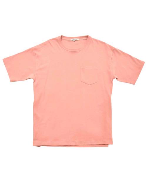 MinoriTY（マイノリティ）の「ポンチ素材サイドジップビックシルエットＴシャツ カットソー ルーズ（Tシャツ/カットソー・メンズ・グレー/ネイビー/ラベンダー/ピンク/オフホワイト/ブラック・M/L）」の20枚目の写真