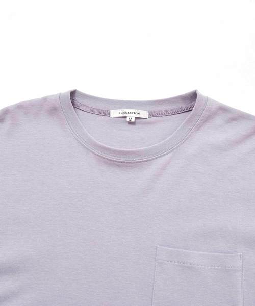 MinoriTY（マイノリティ）の「ポンチ素材サイドジップビックシルエットＴシャツ カットソー ルーズ（Tシャツ/カットソー・メンズ・グレー/ネイビー/ラベンダー/ピンク/オフホワイト/ブラック・M/L）」の21枚目の写真