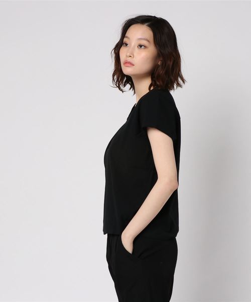 un dix cors（アンディコール）の「アムンゼンプルオーバー（Tシャツ/カットソー・レディース・ホワイト/ベージュ/ブルー/ブラック・FREE）」の5枚目の写真