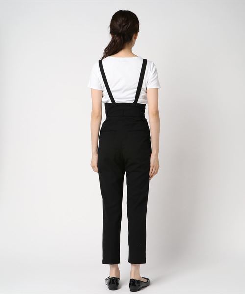 クラネ CLANE LOOSE SUSPENDER PANTS CLANE HIGH WAIST SUSPENDER PANTS | FLICKA ASHIYA