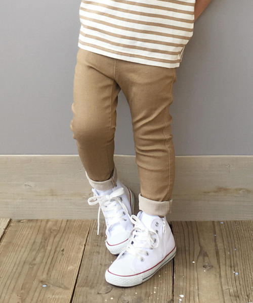 coen（コーエン）の「【coen キッズ / ジュニア】ストレッチイージースキニーパンツ18FW(100～150cm) 保育園／通学（その他パンツ・キッズ・ブラック/ベージュ/オリーブ/コバルトブルー・120/130/140/100/110/150）」の16枚目の写真