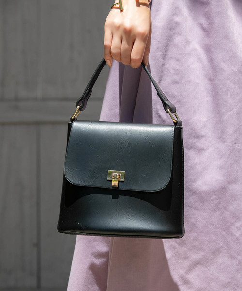 Edit Sheen（エディットシーン）の「ワンハンドル2wayミニバッグ（ハンドバッグ・レディース・ホワイト/ブラック/カーキ・FREE）」の2枚目の写真