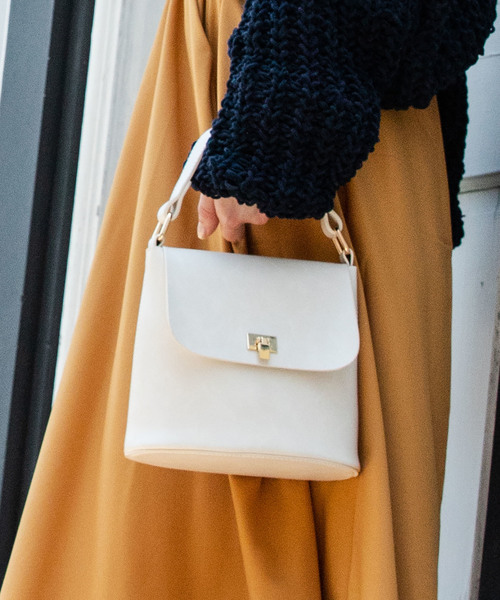 Edit Sheen（エディットシーン）の「ワンハンドル2wayミニバッグ（ハンドバッグ・レディース・ホワイト/ブラック/カーキ・FREE）」の6枚目の写真