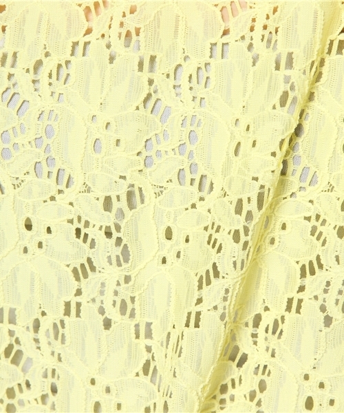 mystic（ミスティック）の「【mystic】 カラーレースT（Tシャツ/カットソー・レディース・オフホワイト/ベージュ/イエロー/ブラック・ﾌﾘ-）」の10枚目の写真