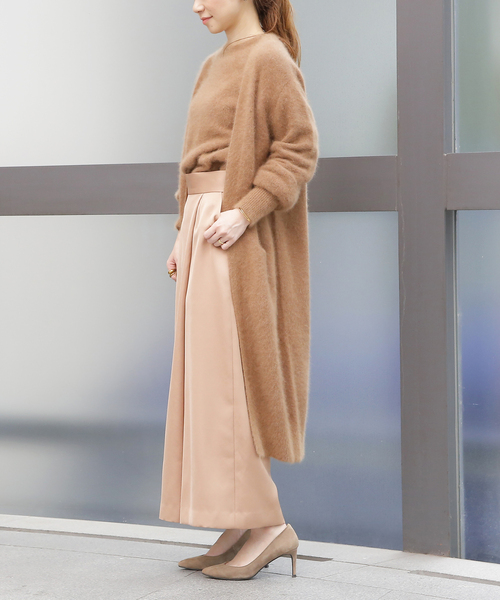 Liesse（リエス）の「ラップワイドサテンパンツ（その他パンツ・レディース・ブラック/レッド/ピンクベージュ・S/M）」の5枚目の写真