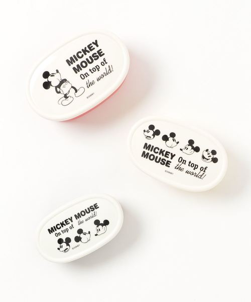 Naughty Dog ノーティードッグ の Disney ミッキーランチボックス3点セット 食器 Wear