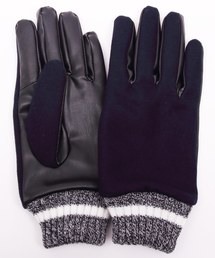 ８(eight) | メルトン ウール PUレザー 手袋 スマホ対応(手袋)