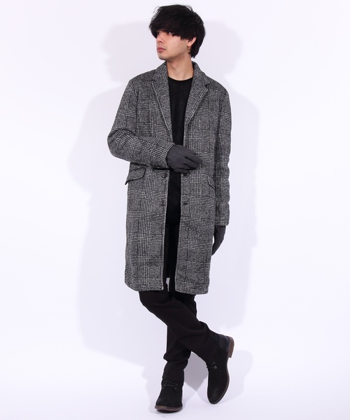 ８(eight)（エイト）の「メルトン ウール PUレザー 手袋 スマホ対応（手袋・メンズ・ブラック/ネイビー/グレー・FREE）」の7枚目の写真