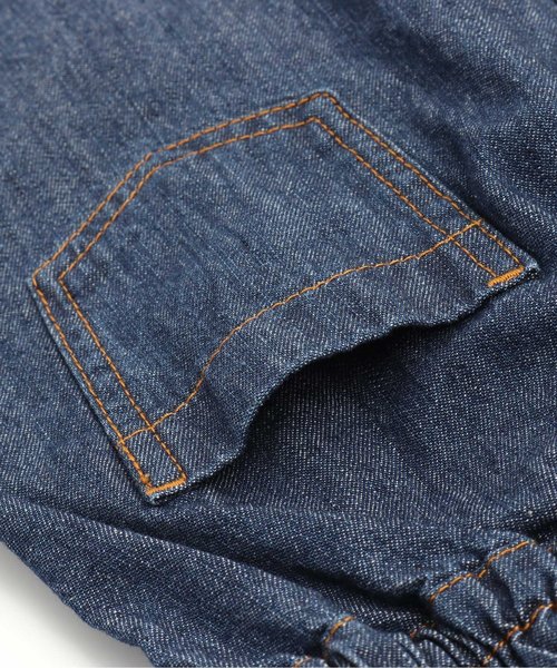 apres les cours（アプレレクール）の「2WAYジャンパースカート（スカート・キッズ・ベージュ/ブルー/ネイビー・80/90/100/110/120/130/140）」の15枚目の写真