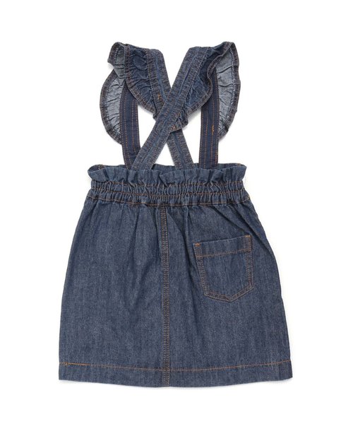 apres les cours（アプレレクール）の「2WAYジャンパースカート（スカート・キッズ・ベージュ/ブルー/ネイビー・80/90/100/110/120/130/140）」の22枚目の写真