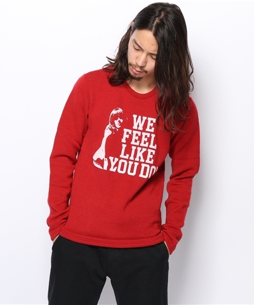 HYSTERIC GLAMOUR（ヒステリックグラマー）の「FEEL LIKE YOU DO pt T-SH（Tシャツ/カットソー・メンズ・ブラック/レッド/グリーン・SMALL/MEDIUM/LARGE）」の3枚目の写真