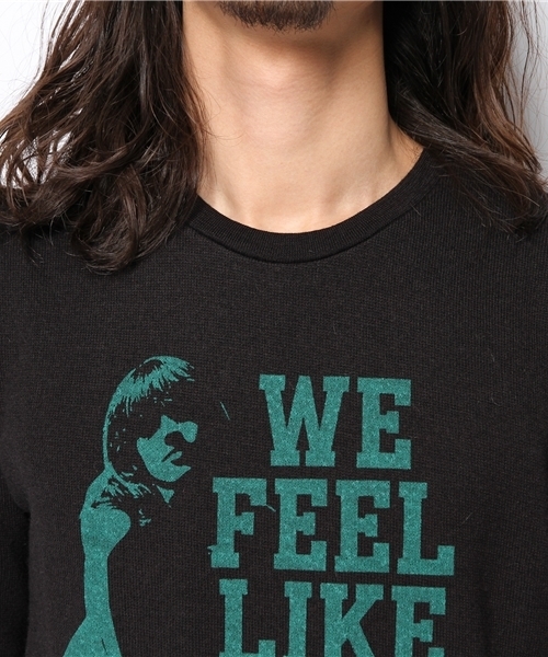 HYSTERIC GLAMOUR（ヒステリックグラマー）の「FEEL LIKE YOU DO pt T-SH（Tシャツ/カットソー・メンズ・ブラック/レッド/グリーン・SMALL/MEDIUM/LARGE）」の7枚目の写真