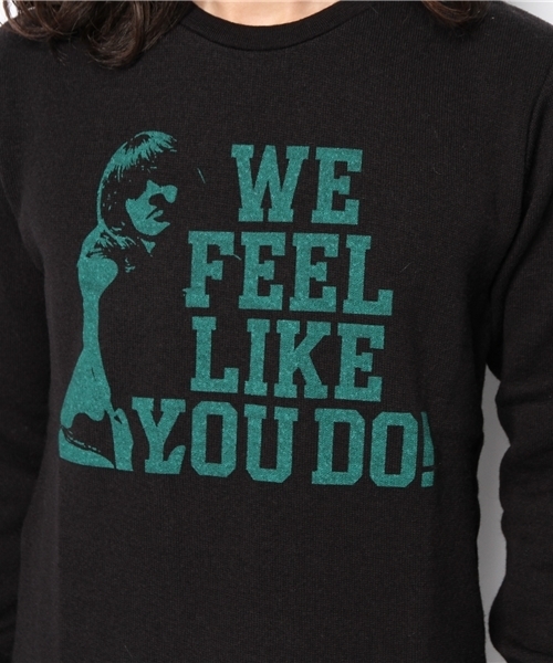 HYSTERIC GLAMOUR（ヒステリックグラマー）の「FEEL LIKE YOU DO pt T-SH（Tシャツ/カットソー・メンズ・ブラック/レッド/グリーン・SMALL/MEDIUM/LARGE）」の9枚目の写真