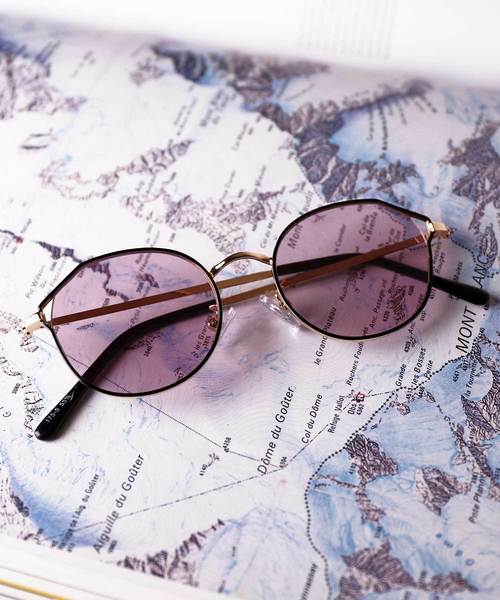 LUGG NAGG（ラグナグ）の「【LUGG NAGG SELECT/ ラグナグセレクト】コンビ/メタル/ビッグラウンド/サングラス/UV400（サングラス・レディース・ブラック/ブラウン/ベージュ/グレー/ゴールド/ゴールド系その他/ゴールド×グレー/ゴールド系その他2/ゴールド系その他3/ブラック×ゴールド/ブラウン系その他/グレー系その他/ピンク/ブラウン系その他2/ダークブラック/ブラウン系その他3/クリア/クリアイエロー/ブラック系その他/ブラウン系その他4/グレー系その他2/ピンク系その他・FREE）」の21枚目の写真