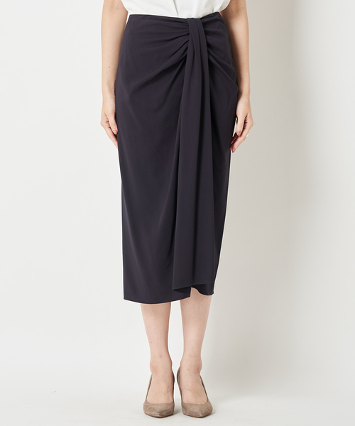 Whim Gazette（ウィムガゼット）の「デザインスカート（スカート・レディース・ネイビー/カーキ/グレイッシュベージュ・38/36）」の17枚目の写真