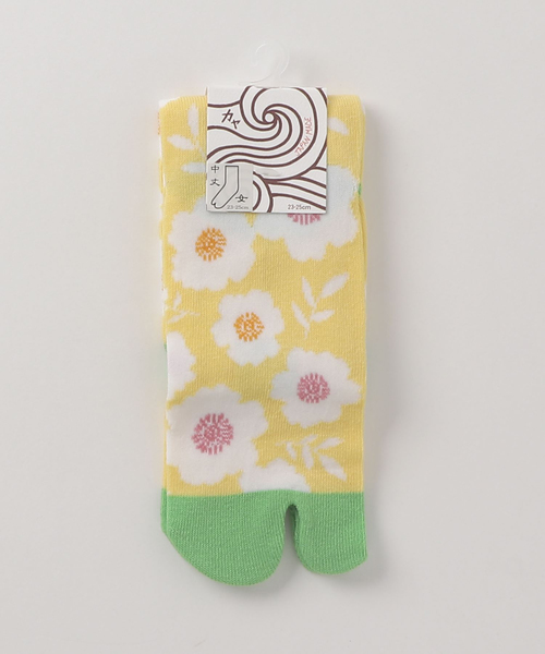 カヤ(カヤ)の「【カヤ】足袋型くつ下23~25cm 葵(ソックス/靴下・レディース・ピンク/ブルー/グリーン・FREE)」の6枚目の写真