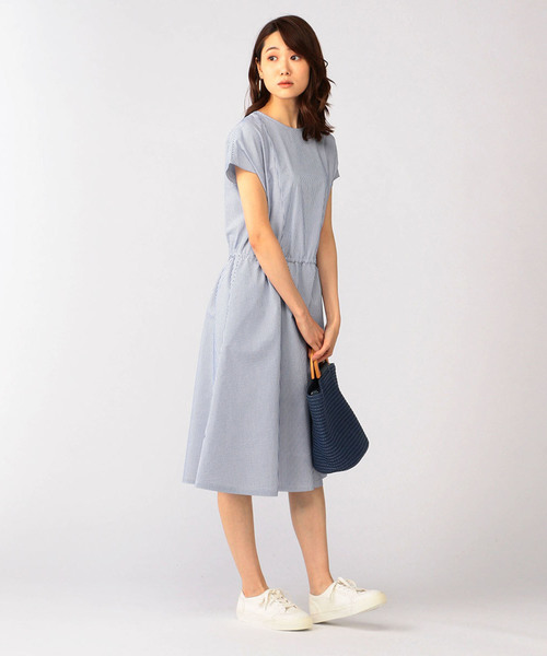 DECOY SINCE 1981（デコイシンスイチキュウハチイチ）の「ストライプワンピース（ワンピース・レディース・ネイビー/ブルー・11号/9号/13号）」の10枚目の写真