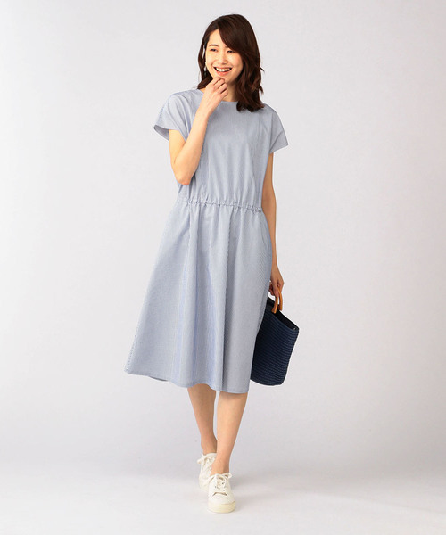 DECOY SINCE 1981（デコイシンスイチキュウハチイチ）の「ストライプワンピース（ワンピース・レディース・ネイビー/ブルー・11号/9号/13号）」の17枚目の写真