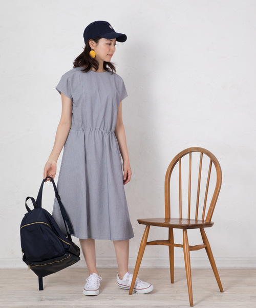 DECOY SINCE 1981（デコイシンスイチキュウハチイチ）の「ストライプワンピース（ワンピース・レディース・ネイビー/ブルー・11号/9号/13号）」の16枚目の写真