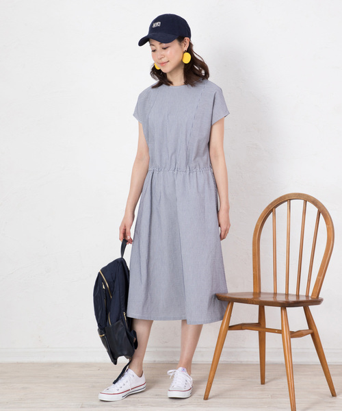 DECOY SINCE 1981（デコイシンスイチキュウハチイチ）の「ストライプワンピース（ワンピース・レディース・ネイビー/ブルー・11号/9号/13号）」の18枚目の写真