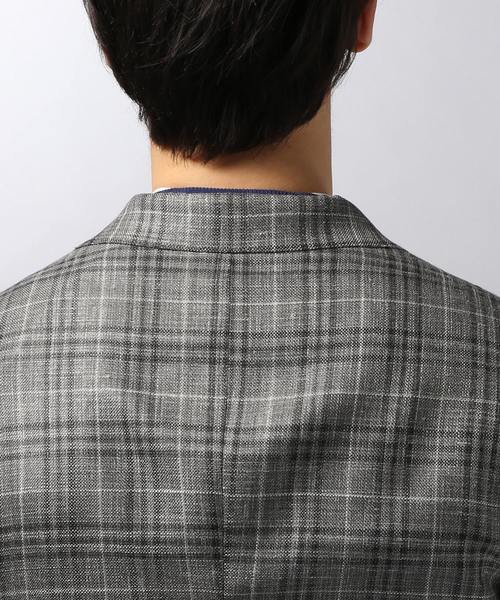 EDIFICE（エディフィス）の「タンピンジャケット ロロピアーナ カスリチェック（その他アウター・メンズ・ダークブルー/グレー・46/50）」の15枚目の写真