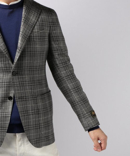 EDIFICE（エディフィス）の「タンピンジャケット ロロピアーナ カスリチェック（その他アウター・メンズ・ダークブルー/グレー・46/50）」の20枚目の写真