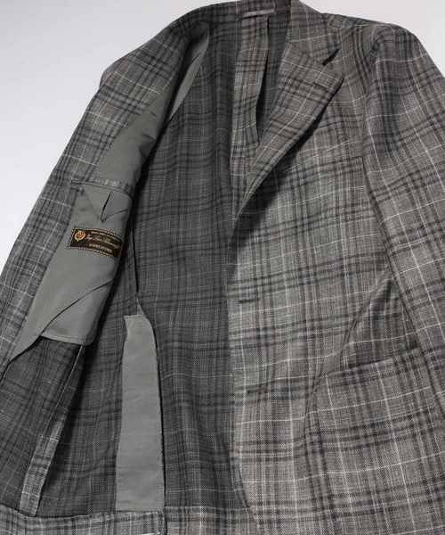 EDIFICE（エディフィス）の「タンピンジャケット ロロピアーナ カスリチェック（その他アウター・メンズ・ダークブルー/グレー・46/50）」の22枚目の写真