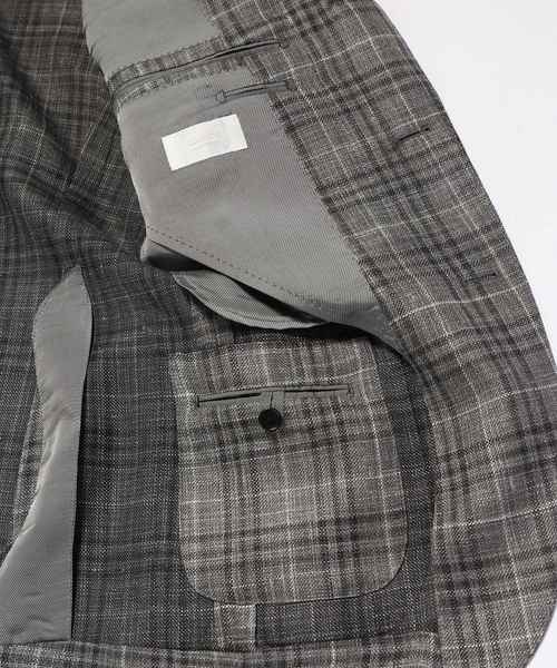 EDIFICE（エディフィス）の「タンピンジャケット ロロピアーナ カスリチェック（その他アウター・メンズ・ダークブルー/グレー・46/50）」の12枚目の写真