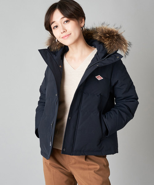 Danton(ダントン)の「【DANTON(ダントン)】ショートダウンジャケット JD-8931 LAS(ダウンジャケット/コート)」|ネイビー