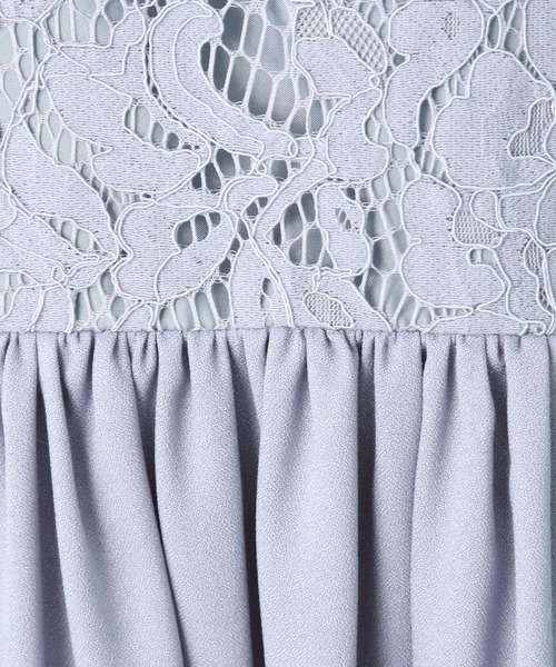 MARLENE JOBERT（マルレーヌ　ジョベル）の「レース重ドレスワンピース（ドレス・レディース・チャコールグレー/ネイビー/ブラック/ワイン/ブルーグレー・L/LL/M）」の13枚目の写真