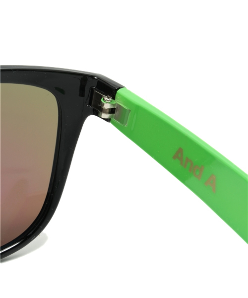 And A（アンドエー）の「サングラス1（サングラス・レディース・グリーン/イエロー・FREE）」の9枚目の写真