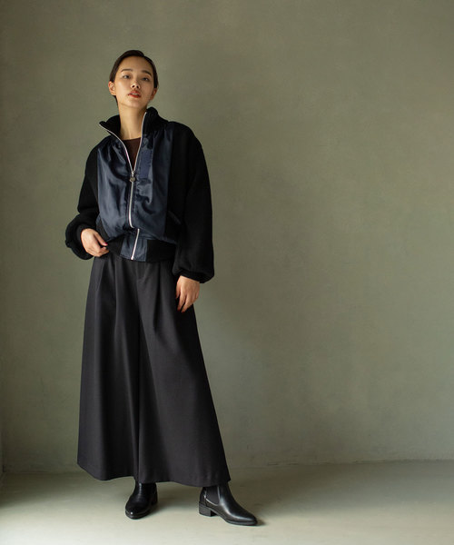 MARECHAL TERRE マルシャルテル　ミリタリーバルーンスリーブブルゾン MARECHAL TERRE マルシャルテル ミリタリーバルーンスリーブブルゾン