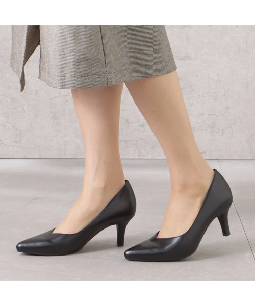 fuwaraku(フワラク)の「【fuwaraku】防水 ポインテッドトゥパンプス <6.5cmヒール> 【21.5cm~25.5cm】(パンプス・レディース・ブラック・24.5cm/25.0cm/25.5cm/21.5cm/22.0cm/22.5cm/23.0cm/23.5cm/24.0cm)」の20枚目の写真