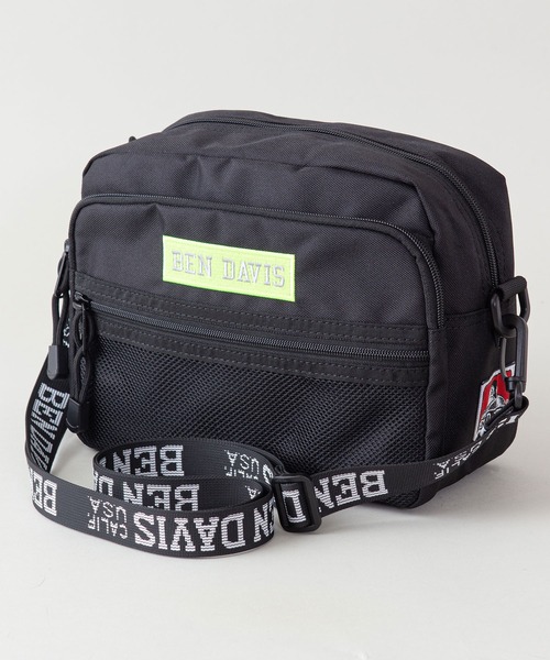 BEN DAVIS（ベンデイビス）の「【BEN DAVIS/ベンデイビス】ＢＯＸロゴテープショルダー　ＢＤＷ－９２６８　ショルダーバッグ（ショルダーバッグ・メンズ・ブラック/レッド/パープル/イエロー・FREE）」の4枚目の写真