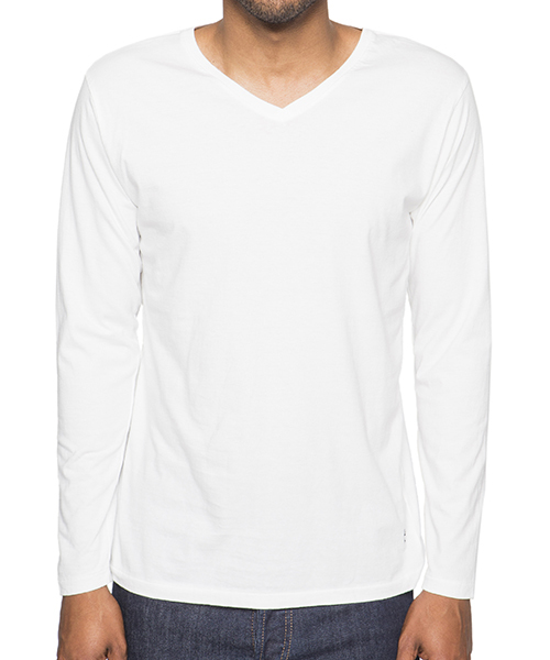 Sandinista(サンディニスタ)の「Cadet V/N L-S Tee / Vネック長袖Tシャツ(Tシャツ/カットソー・メンズ・ホワイト/ネイビー/ブラック/ヘザーグレー/チャコールグレー・SMALL/LARGE/MEDIUM/X-LARGE/X-SMALL)」の12枚目の写真