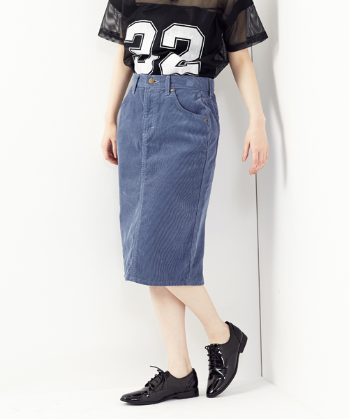 Another Edition(アナザーエディション)の「■AE×Lee CORD SK◆(スカート・レディース・オフホワイト/コバルトブルー・MEDIUM/SMALL)」の11枚目の写真