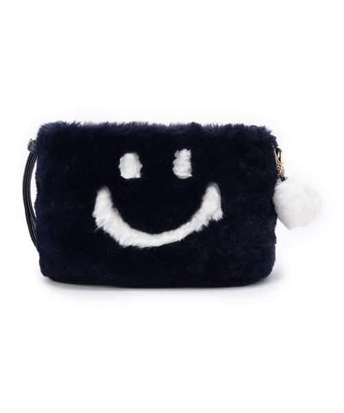 超可爱 エコファーショルダーバッグ ショルダーバッグ Hushush ハッシュアッシュ のファッション ショルダーバッグ バッグ Hushush ハッシュアッシュ のショルダーバッグ Smile Smile セール