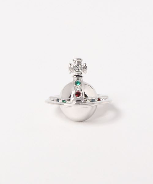 Vivienne Westwood（ヴィヴィアンウエストウッド）の「64040037/SOLID ORB RING（リング・レディース・シルバー/ゴールド・SMALL/MEDIUM/LARGE/X-LARGE/X-SMALL）」の2枚目の写真