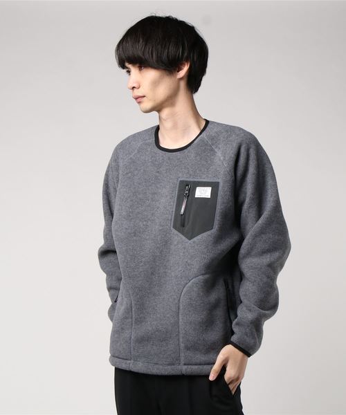 Denime（ドゥニーム）の「ポーラテック別注フリースクルーネックプルオーバー（その他アウター・メンズ・グレー/オートミール/スミクロ・MEDIUM/LARGE/X-LARGE）」の13枚目の写真