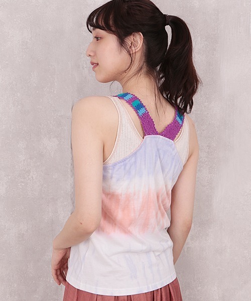チチカカ（チチカカ）の「タイダイカラフルクロシェ　タンクトップ（タンクトップ・レディース・その他1/その他2・MEDIUM/LARGE）」の4枚目の写真