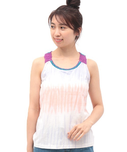 チチカカ（チチカカ）の「タイダイカラフルクロシェ　タンクトップ（タンクトップ・レディース・その他1/その他2・MEDIUM/LARGE）」の7枚目の写真