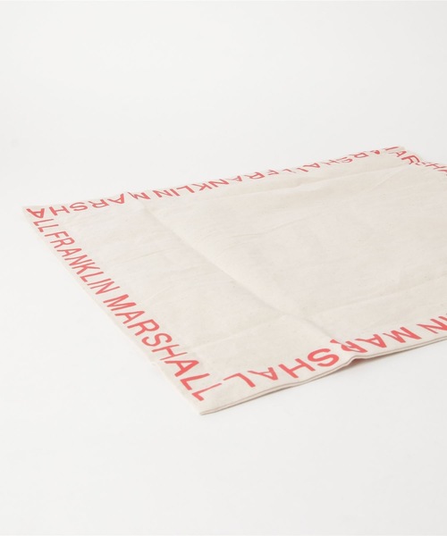 FRANKLIN & MARSHALL（フランクリンマーシャル）の「FRANKLIN & MARSHALL / Cotton canvas Print Tote（トートバッグ・メンズ・ホワイト×レッド/ホワイト×グリーン/ホワイト×ブルー/ホワイト×ホワイト/ホワイト×ブラック/ホワイト×パープル・FREE）」の18枚目の写真