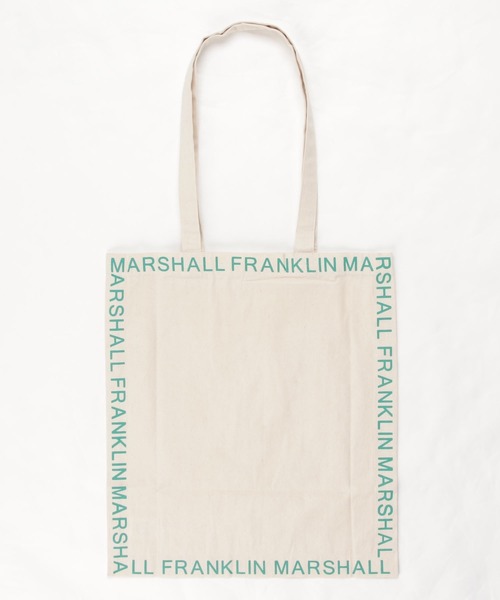 FRANKLIN & MARSHALL（フランクリンマーシャル）の「FRANKLIN & MARSHALL / Cotton canvas Print Tote（トートバッグ・メンズ・ホワイト×レッド/ホワイト×グリーン/ホワイト×ブルー/ホワイト×ホワイト/ホワイト×ブラック/ホワイト×パープル・FREE）」の15枚目の写真
